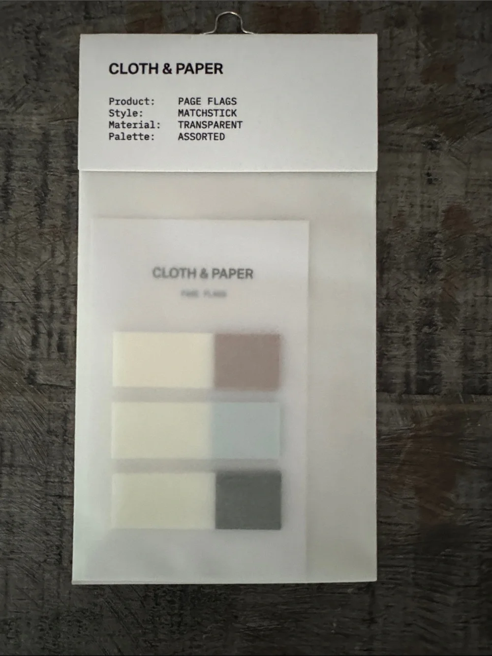 Cloth & Paper Page Flags | Assorted